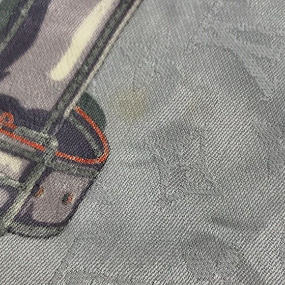 LOUIS VUITTON Blue Monogram Scarf - Picture 3 of 13